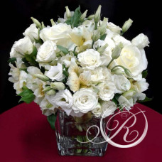 Букет белых роз #1